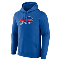 Buffalo Bills Primary Logo Fitted Pullover Hoodie - Royal for sale