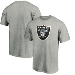 Las Vegas Raiders Primary Logo T-Shirt - Heather Gray for sale