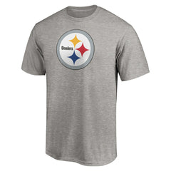 Pittsburgh Steelers Primary Logo T-Shirt - Heather Gray outlet