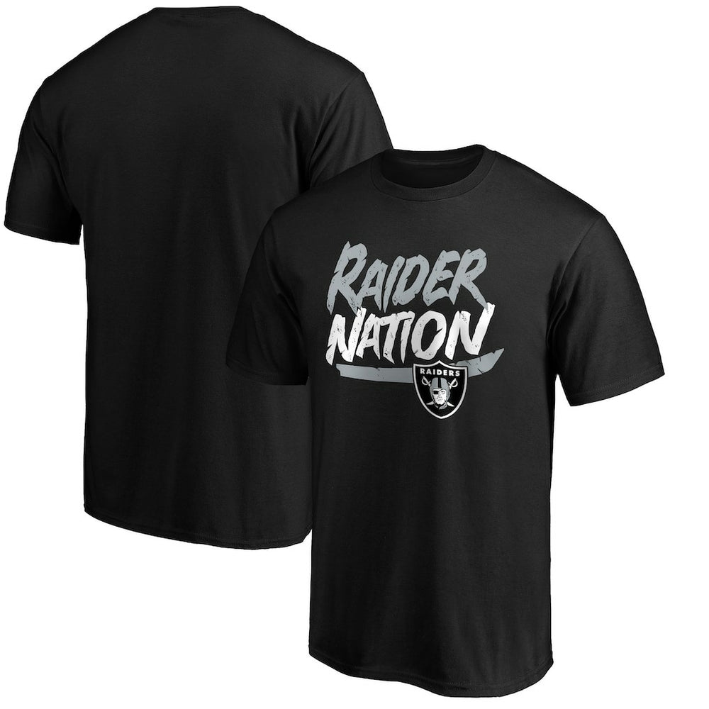 Las Vegas Raiders Hometown Collection Raider Nation T-Shirt - Black sale