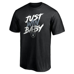 Las Vegas Raiders Just Win T-Shirt - Black for sale