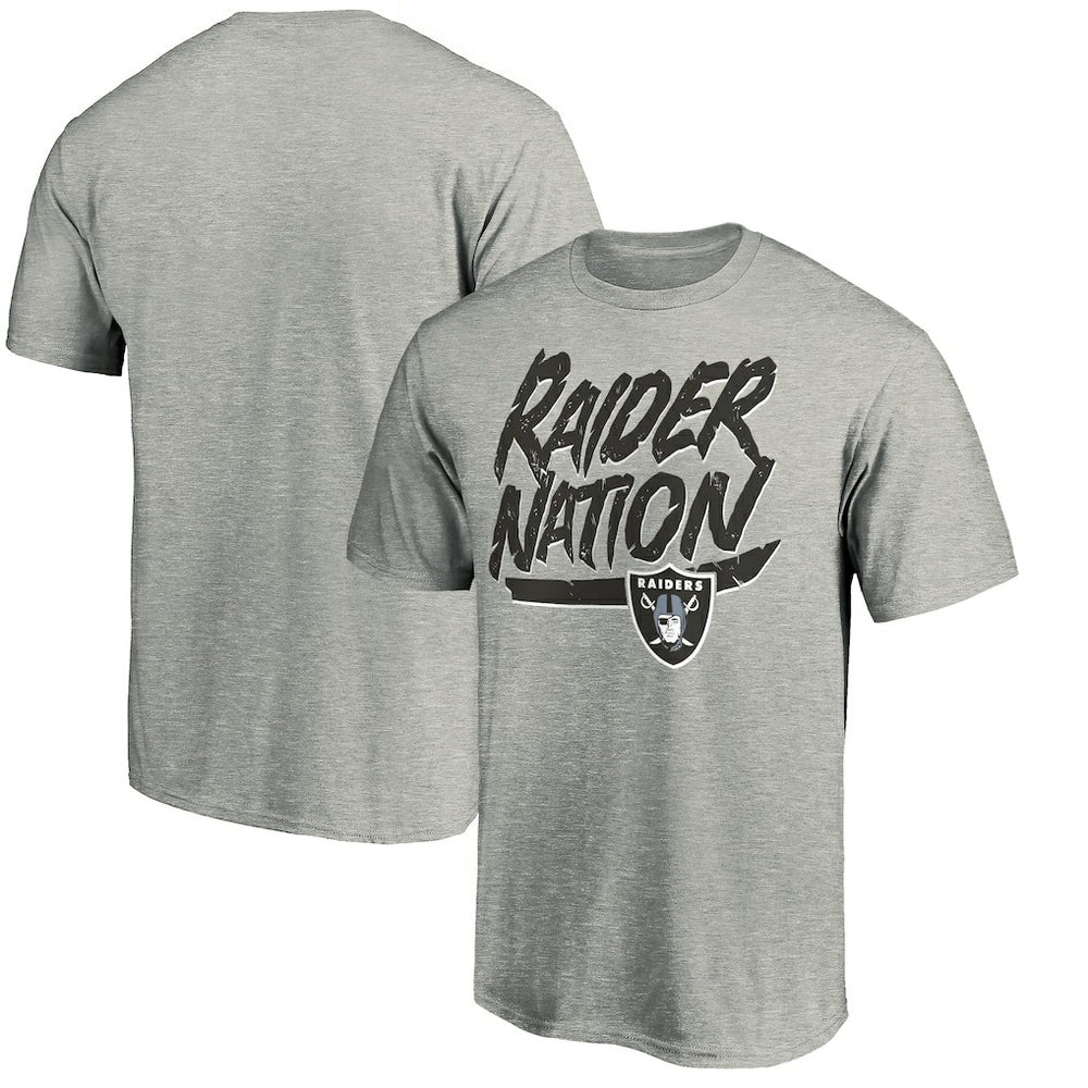 Las Vegas Raiders Hometown Collection Raider Nation T-Shirt - Heathered Gray on sale