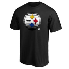 Pittsburgh Steelers Midnight Mascot Team Logo T-Shirt - Black discount
