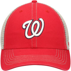 Washington Nationals Trawler Clean Up Trucker Snapback Hat Red