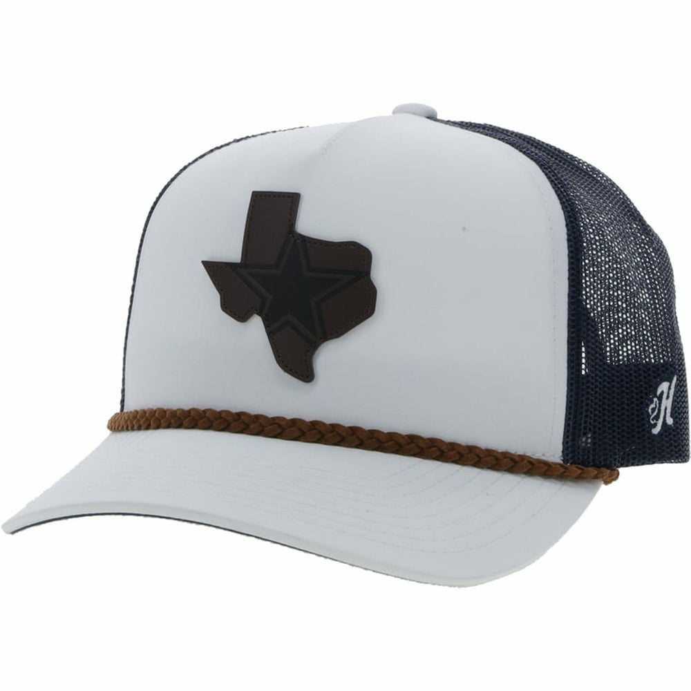 Dallas Cowboys HOOey State Patch Trucker Snapback Hat - White/Navy online