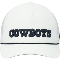 Dallas Cowboys HOOey Wordmark Rope Trucker Snapback Hat - White cheap