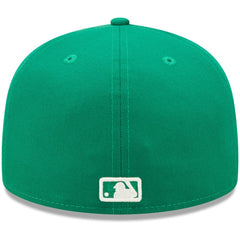 Chicago Cubs White Logo 59FIFTY Fitted Hat Kelly Green