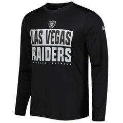 Las Vegas Raiders New Era Combine Authentic Offsides Long Sleeve T-Shirt - Black cheap