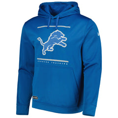 Detroit Lions New Era Combine Authentic Split Defense Pullover Hoodie - Blue cheap