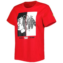 Chicago Blackhawks adidas Women's Reverse Retro Fresh T-Shirt - Red T-shirts