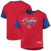 Chicago Cubs Girls Youth Bleachers T-Shirt Red