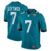 Byron Leftwich Jacksonville Jaguars Retired Player Game Jersey - Teal on sale