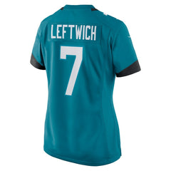 Byron Leftwich Jacksonville Jaguars Women's Retired Player Game Jersey - Teal on sale