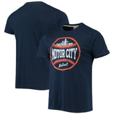 Detroit Tigers Homage Hyper Local Tri-Blend T-Shirt Navy