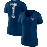 Chicago Bears Women's Team Mother's Day V-Neck T-Shirt - Navy for sale