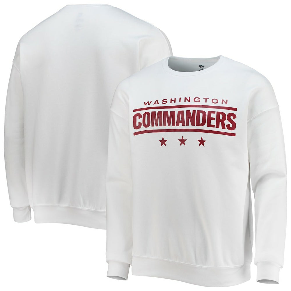 Washington Commanders NFL x Darius Rucker Collection Star Sponge Fleece Pullover Sweatshirt - White on sale