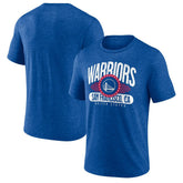 Golden State Warriors Badge of Honor Tri-Blend T-Shirt sale - Royal for sale