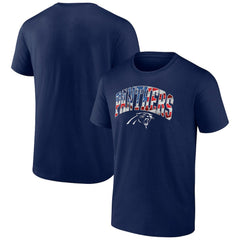 Carolina Panthers Banner Wave Logo T-Shirt - Navy outlet