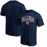 Chicago Bears Banner Wave Logo T-Shirt - Navy online