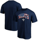 New Orleans Saints Banner Wave Logo T-Shirt - Navy discount
