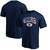 San Francisco 49ers Banner Wave Logo T-Shirt - Navy cheap