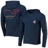 Minnesota Twins Vineyard Vines Long Sleeve Hoodie T-Shirt Navy