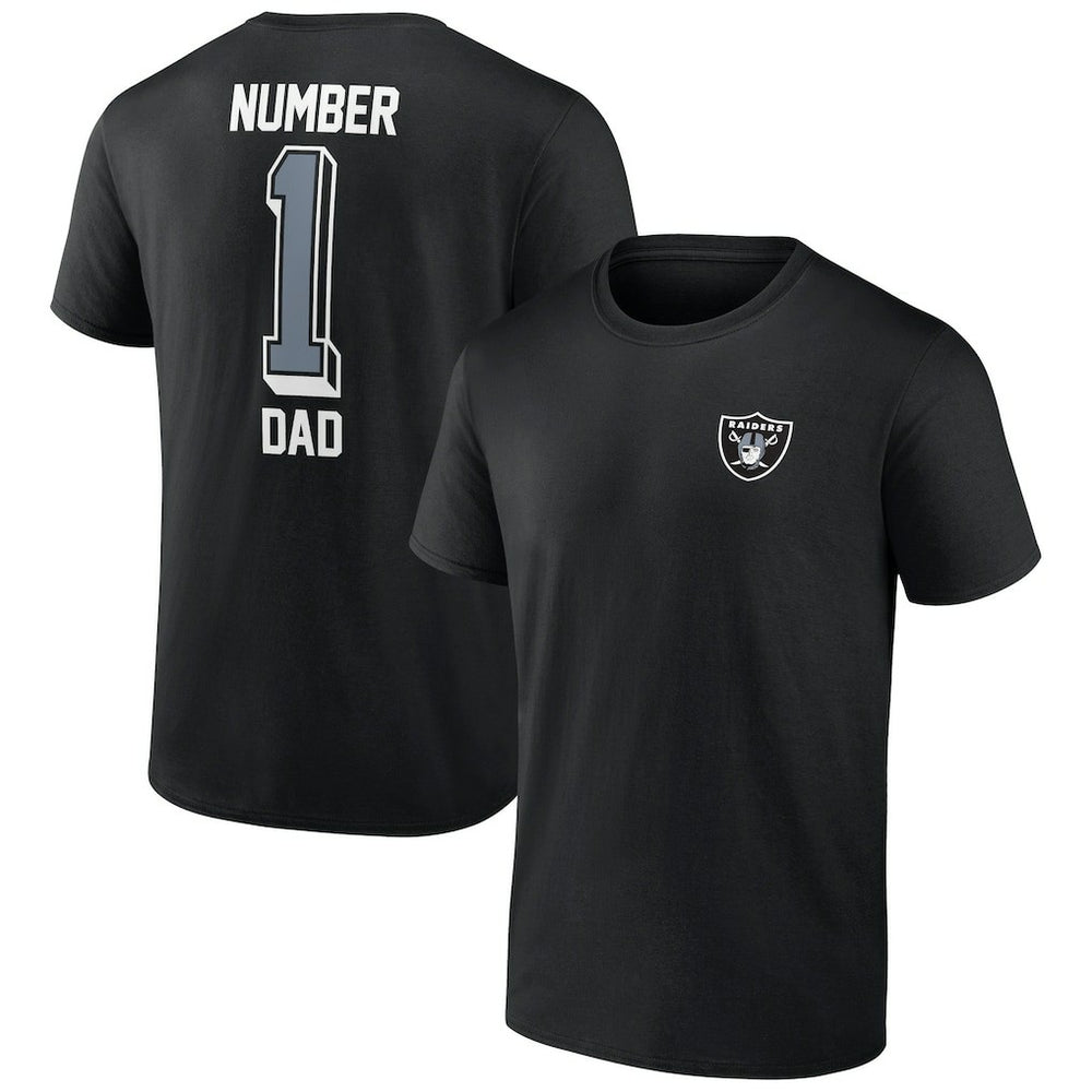 Las Vegas Raiders Number One Dad T-Shirt - Black online