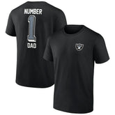 Las Vegas Raiders Number One Dad T-Shirt - Black online