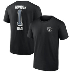 Las Vegas Raiders Number One Dad T-Shirt - Black online
