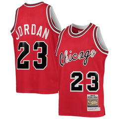 Michael Jordan Chicago Bulls Youth 1984/85 Hardwood Classics Authentic Jersey sale - Red discount