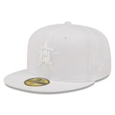 Houston Astros White on White 59FIFTY Fitted Hat