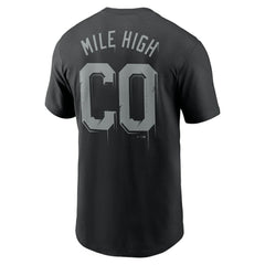 Colorado Rockies Mile High Local Team T-Shirt Black