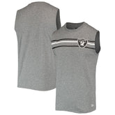 Las Vegas Raiders New Era Brushed Sleeveless Tank Top - Heathered Gray online