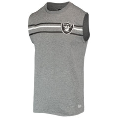 Las Vegas Raiders New Era Brushed Sleeveless Tank Top - Heathered Gray online