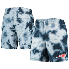 New England Patriots New Era Tie-Dye Shorts - Navy on sale
