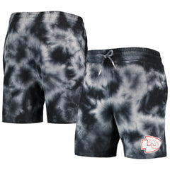 Kansas City Chiefs New Era Tie-Dye Shorts - Black sale