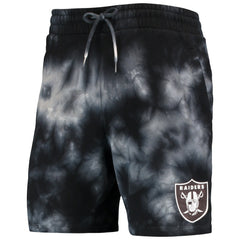 Las Vegas Raiders New Era Tie-Dye Shorts - Black on sale