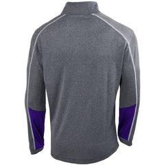 Charlotte Hornets Omni-Wick Shotgun 2.0 Quarter-Zip Pullover Top - Heathered Gray/Purple for sale