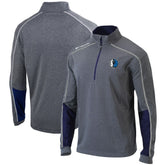 Dallas Mavericks Omni-Wick Shotgun 2.0 Quarter-Zip Pullover Top sale - Heathered Gray/Navy online