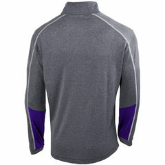 Los Angeles Lakers Omni-Wick Shotgun 2.0 Quarter-Zip Pullover Top - Heathered Gray/Purple sale