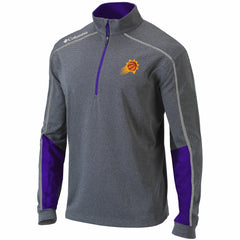 Phoenix Suns Omni-Wick Shotgun 2.0 Quarter-Zip Pullover Top - Heathered Gray/Purple for sale
