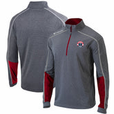 Washington Wizards Omni-Wick Shotgun 2.0 Quarter-Zip Pullover Top - Heathered Gray/Red on sale