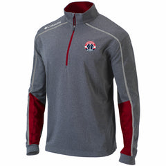 Washington Wizards Omni-Wick Shotgun 2.0 Quarter-Zip Pullover Top - Heathered Gray/Red on sale