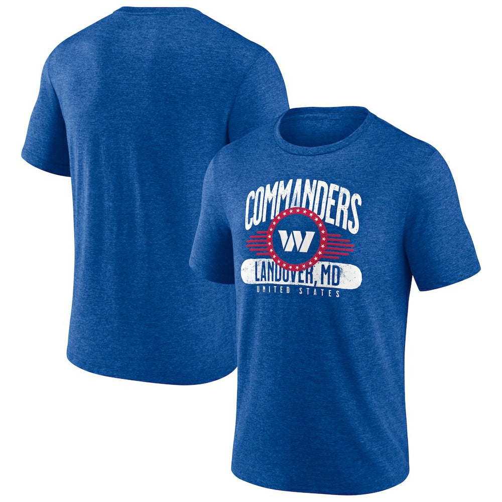 Washington Commanders Badge of Honor Tri-Blend T-Shirt - Royal cheap