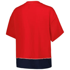 Cleveland Guardians Refried Apparel Women's Cropped T-Shirt Red