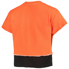 San Francisco Giants Refried Apparel Women's Cropped T-Shirt Orange