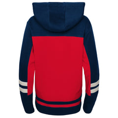 Washington Capitals Youth Ageless Revisited Home Lace-Up Pullover Hoodie - Red Hoodies