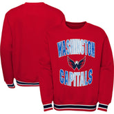 Washington Capitals Youth Classic Blueliner Pullover Sweatshirt - Red Sweatshirts