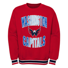 Washington Capitals Youth Classic Blueliner Pullover Sweatshirt - Red Sweatshirts