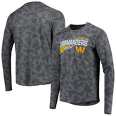 Washington Commanders MSX by Michael Strahan Camo Long Sleeve T-Shirt - Black on sale